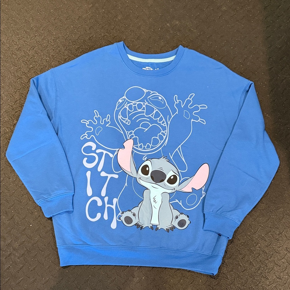 Disney Stitch Graphic Blue Top